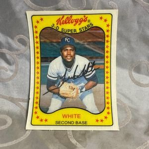 1981 Kellogg's #34 Frank White